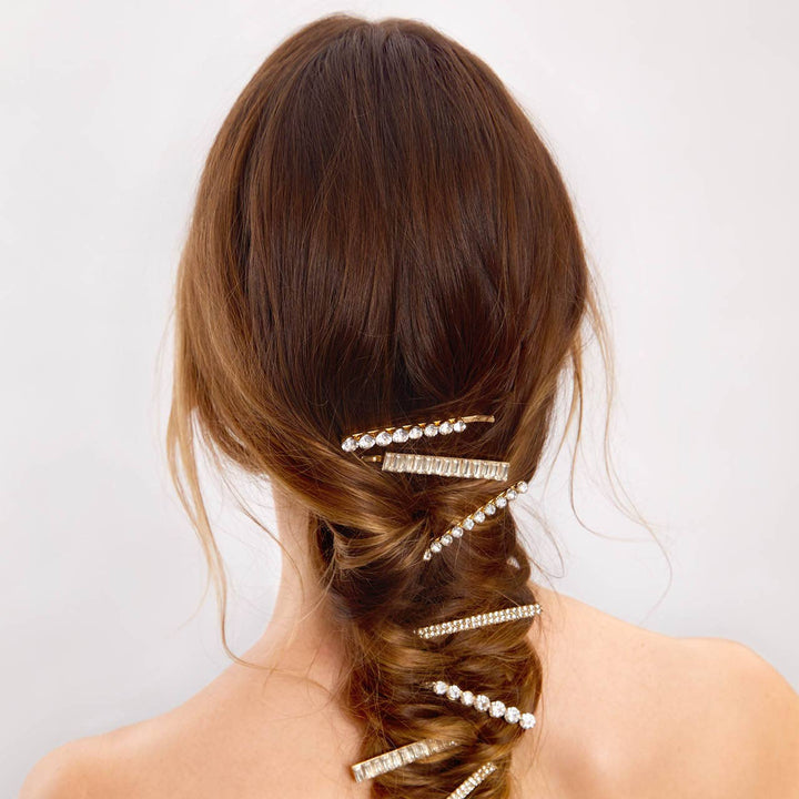 Rhinestone Assorted Bobby Pins Set