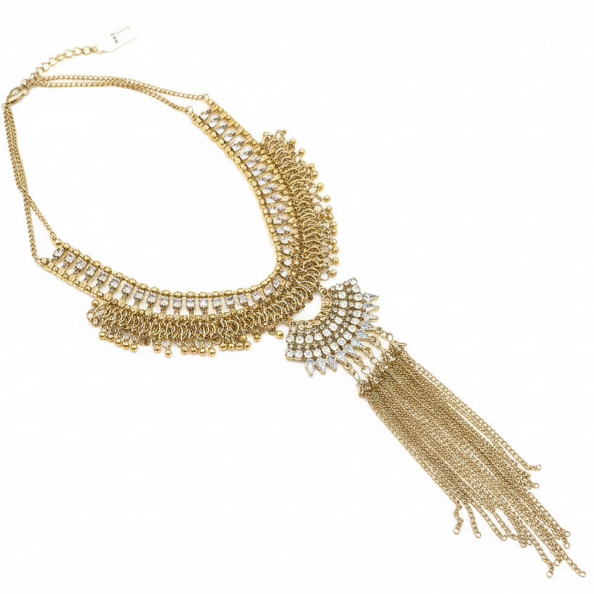 Antique Gold Statement Necklace