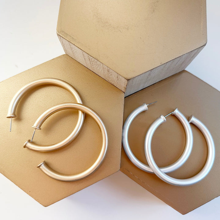 Upper Class Large Hoop Earrings