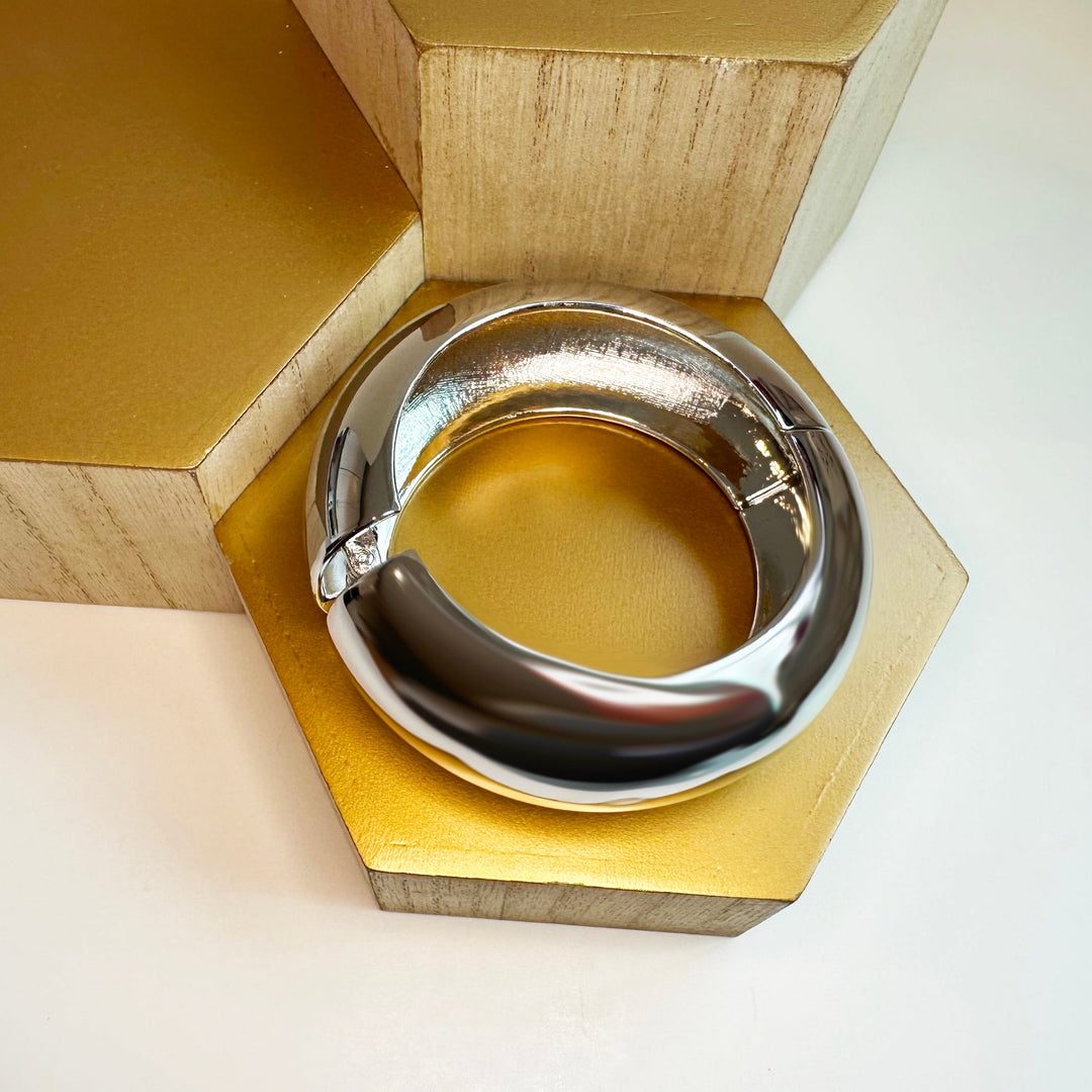 Sculptural Statement Bangle