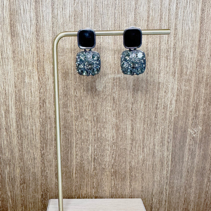 Black Stone Earrings