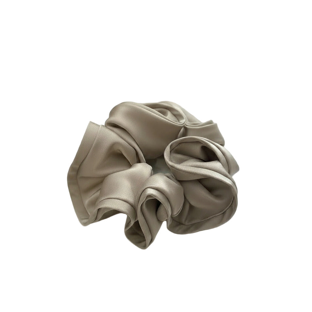 Satin Ruffle Scrunchie