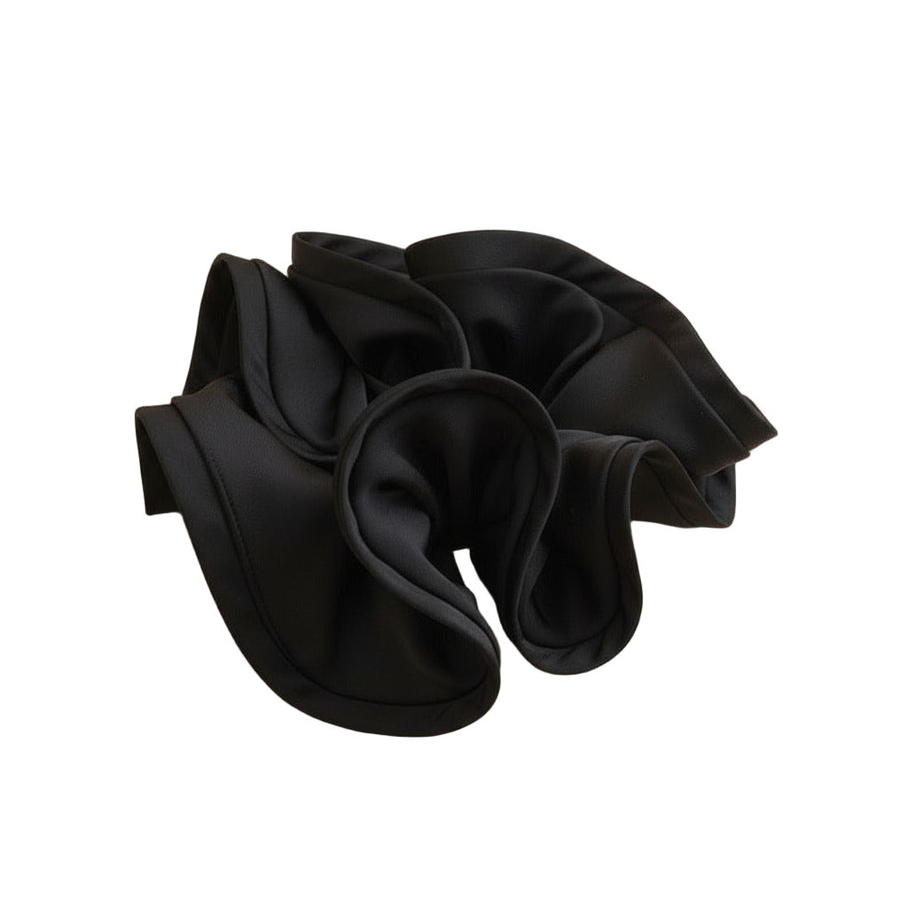 Satin Ruffle Scrunchie