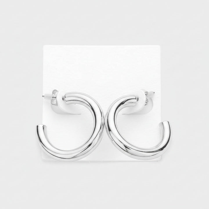 Timeless Silver Hoop Earrings
