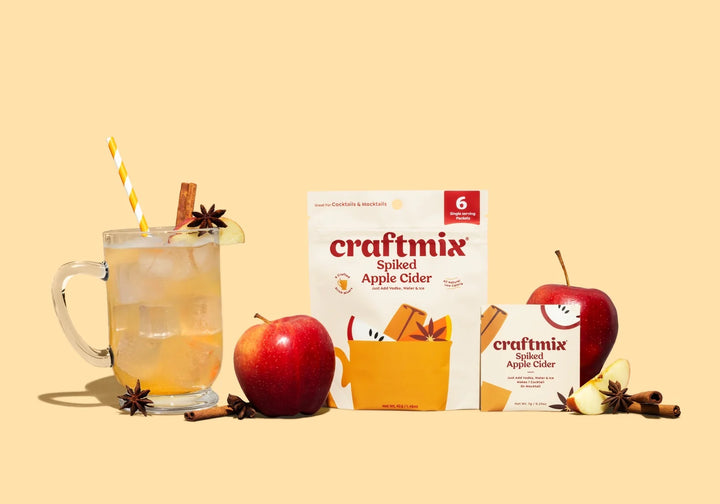 Spiked Apple Cider Cocktail Mixer - 6 Individual Servings