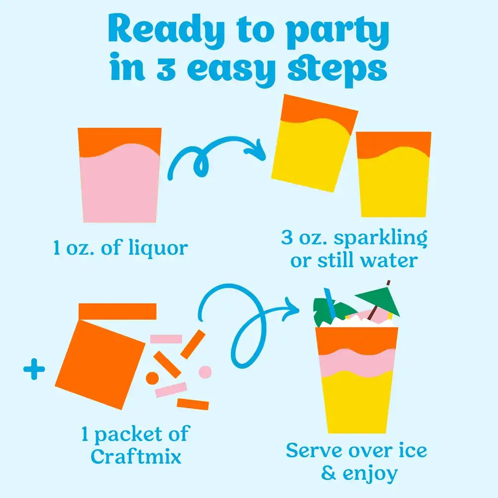 Spiked Apple Cider Cocktail Mixer - 6 Individual Servings