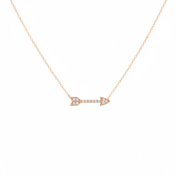 Charm Necklace - Jeweled Arrow